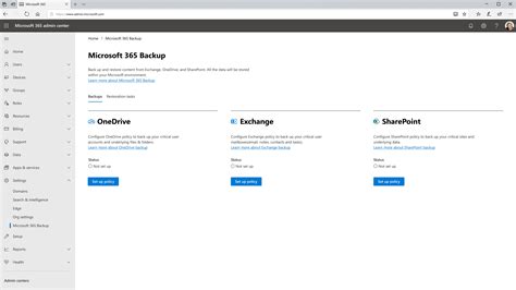 backup mailbox office 365|Set up Microsoft 365 Backup (Preview) .